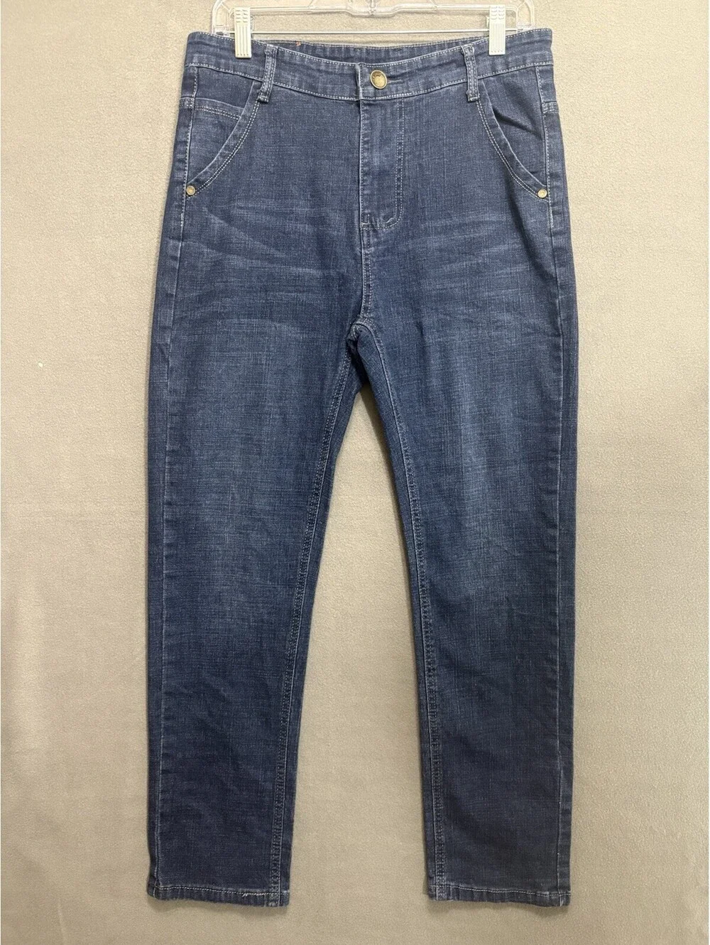 Jeanswear Blue Denim Jeans Straight Leg W31